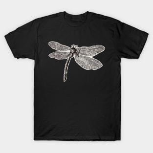 Dragonfly woodcut T-Shirt